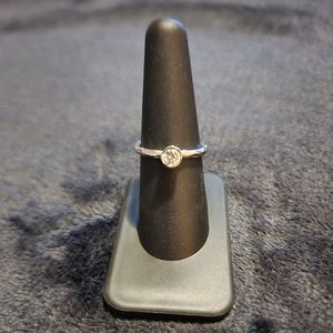 Sterling silver CZ ring
